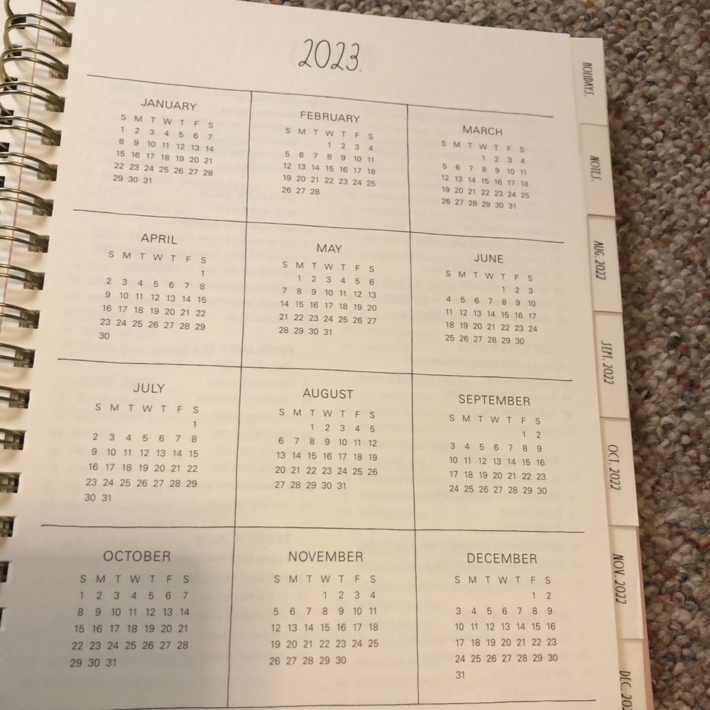 🆕 Rae Dunn DREAM IT PLAN IT DO IT 2023 Planner Pink - Picture 5 of 10